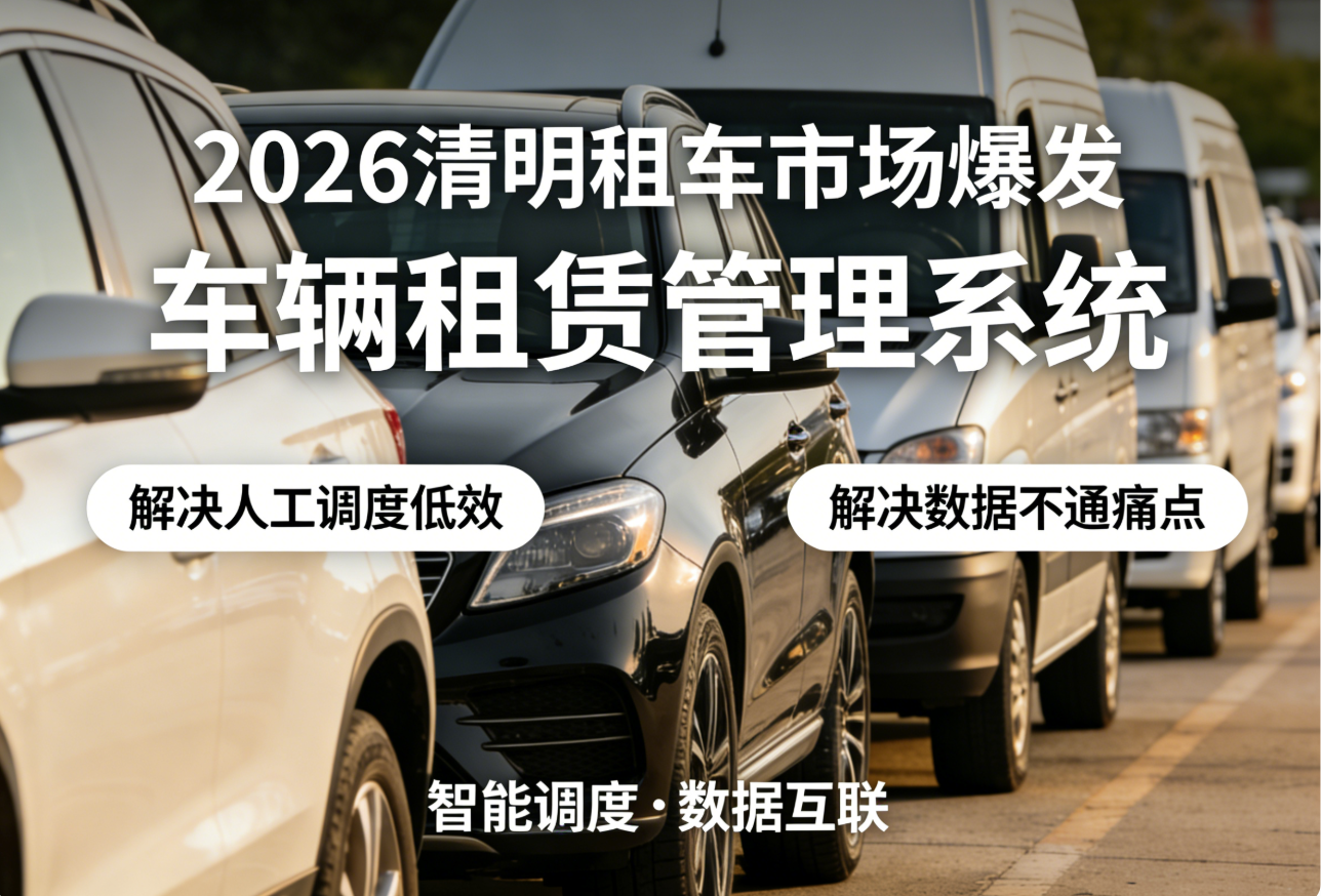 2026清明租車預(yù)訂翻倍！車輛租賃管理系統(tǒng)應(yīng)該用起來了 
